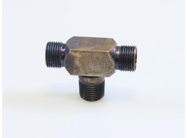 Fitting Pipe Branch Tee Male F Rørkobling, gren T-stykke, hann F 