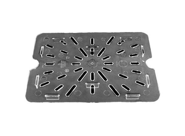 GN Drain Shelf 1/2, PC, Transparent GN dreneringshylle 1/2, PC, transparent 