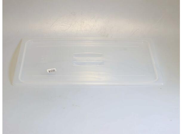 GN lid 1/1 PP, w/handle L530 x W325 mm transparent 