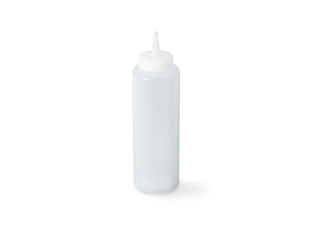 Clear Squeeze Bottle W/Top -12Pack- 