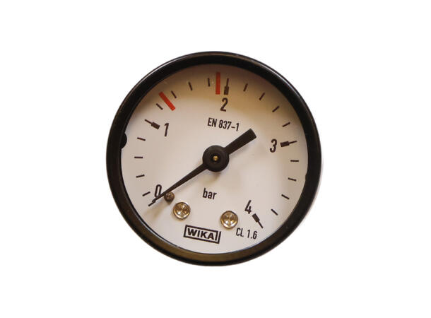 Pressure Gauge 4 Bar With Fitt Trykkmåler 4 bar med kobling 