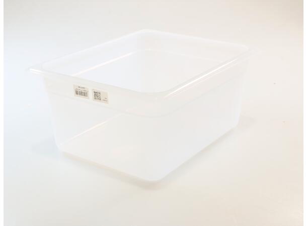GN-Pan 1/2x150 PP L325xW265xH1 150mm, transparent 