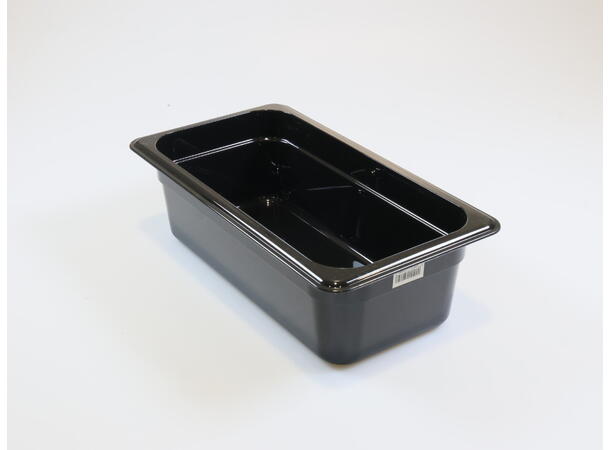 GN-Pan 1/3x100 Plastic Black GN-panne 1/3 × 100, plast, svart 