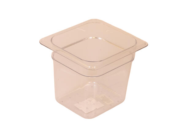 GN-Pan 1/6X150 Mm, Clear/Perforated GN-panne 1/6 × 150 mm, klar/perforert 
