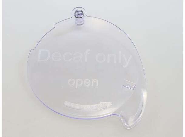 Lid Decaf Bean Hopper Lokk dekaf bønnebeholder 