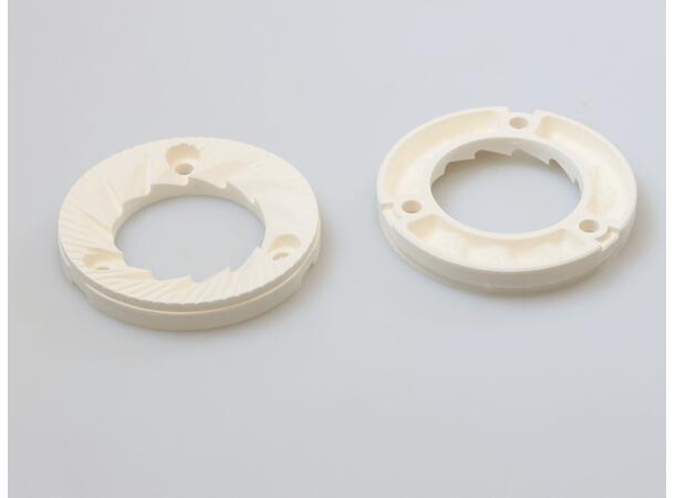 Mill wheel pair left ceramic Kvernskivepar venstre, keramisk 