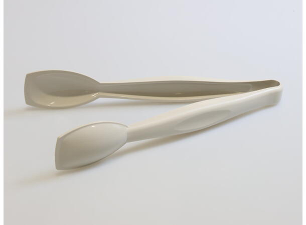 Tong, L240mm, White, Plastic 