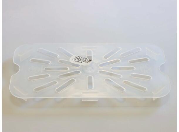 GN drain shelf 1/4 PP L265xW162mm, GN rist 1/4, PP, L265 × B162 mm 