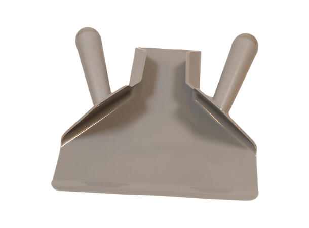 Fry Scoop, Plastic Dual Hand Frityrskje, plast, dobbel hånd 
