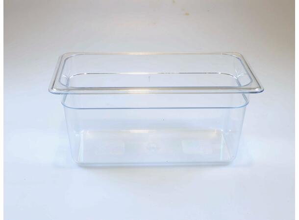 GN-Pan 1/3x150 plastic clear GN-panne 1/3 × 150, plast, klar 