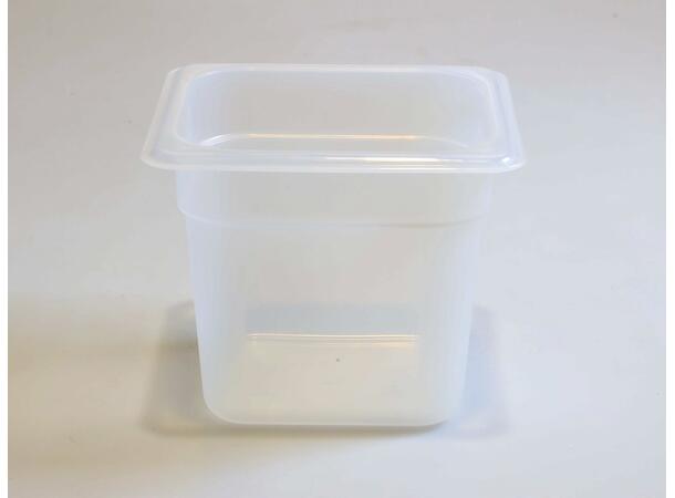 GN-Pan 1/6X150 PP L176xw162xh1 GN-panne 1/6 × 150, PP, L176 × B162 × H1 