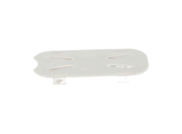 GN drain shelf 1/9 PP L125xW53mm, transp arent 