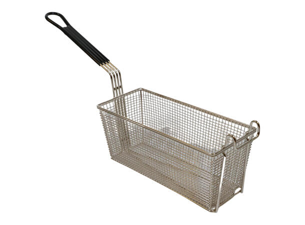 French Fry Basket, W Black Handle Pommes frites-kurv, med svart håndtak 