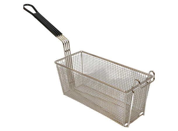 French Fry Basket, W Black Handle Pommes frites-kurv, med svart håndtak 
