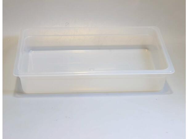 GN-Pan 1/1x100 PP L530xW325xH100mm transparent 