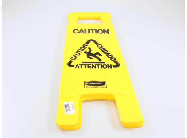 Sign Wet Floor Rubbermaid Skilt: Vått gulv (Rubbermaid) 