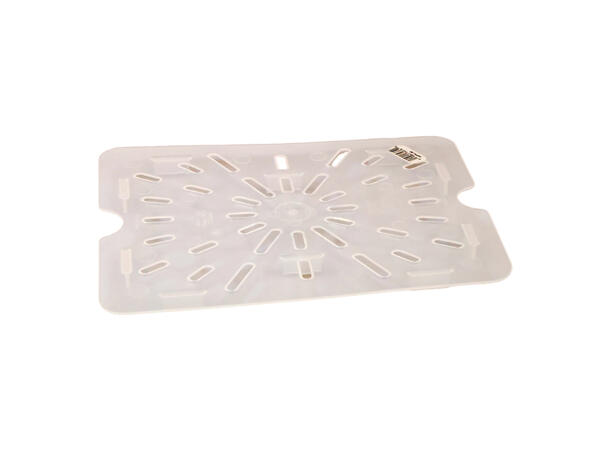 GN drain shelf 1/2 PP, L325xW265mm transparent 