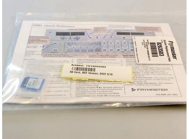 SD Card, OCF Version, 0522 5/18 
