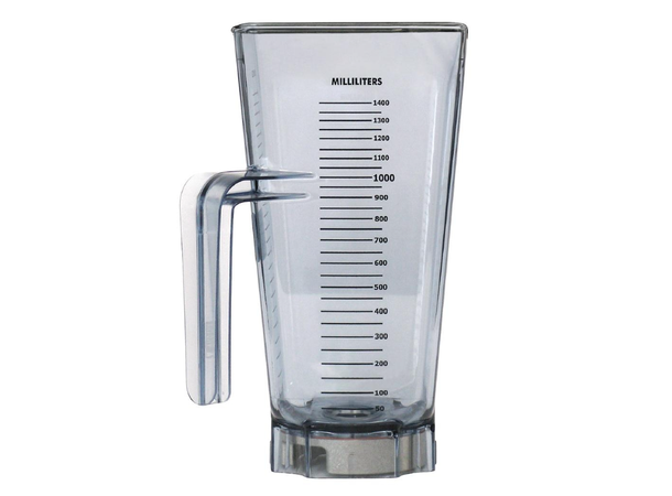 1.4 Ltr. High-impact, Clear/Stack. Cont. 