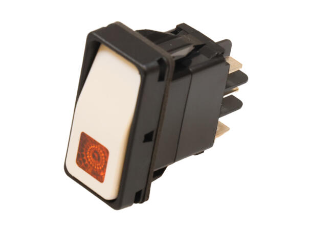 Switch-Rocker-DPST-10A IP65 Vippebryter (rocker) DPST, 10 A, IP65 