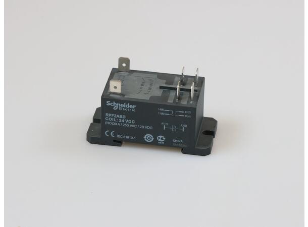 Relay, 30A/24VDC DPST Plug-In Schneider Electric 