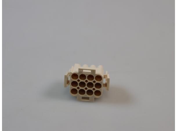 Male Connector 12-Pin Kontakt 12-pin, hann 