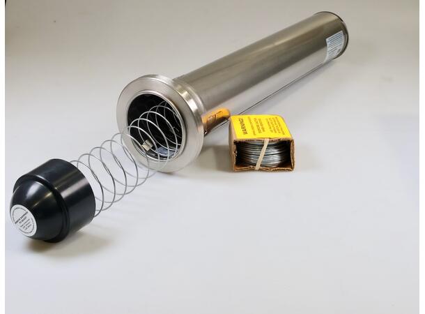 Cup Dispenser, Stainless Steel l, 0,12-0,66 liter 