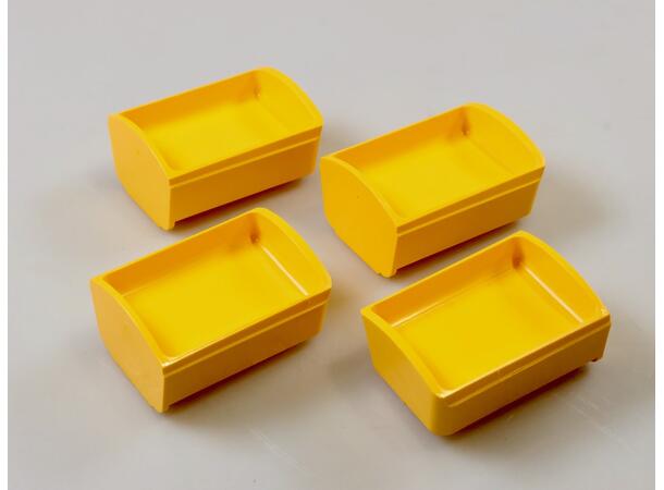 Portion Tray (pkg 4) Yellow 0,82 Oz 