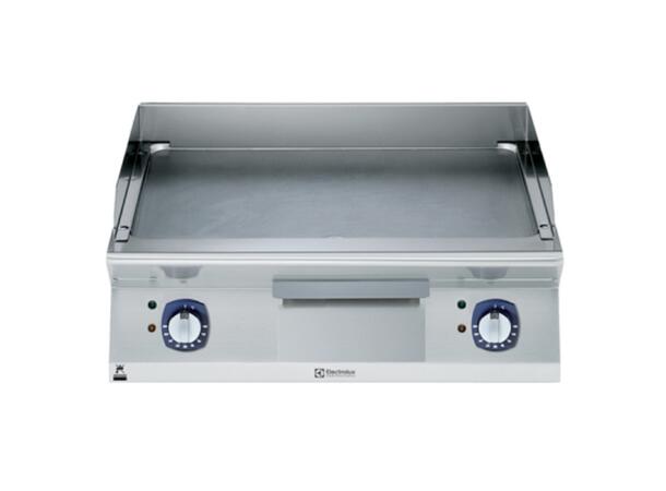 Electrolux Flatgrill 800mm Slett matt krom topp, 230V 3 fas 