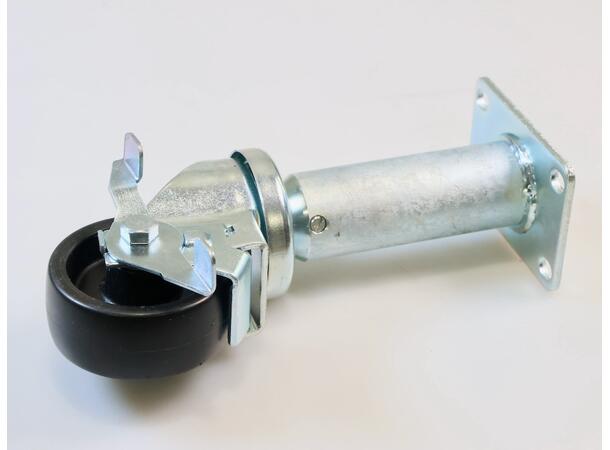 CASTER.ADJUSTABLE3 W/BRAKE Justerbart hjul (caster) 3" med brems 