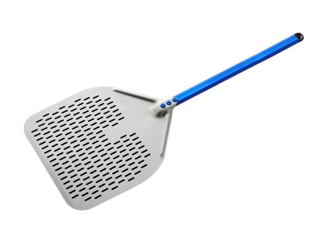Pizzaspade perforert 60cm. 33x33 cm. Alu. 