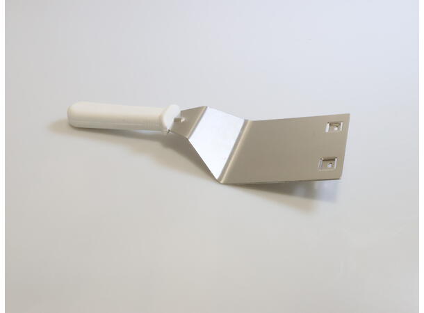 Spatula Stainless Steel 127mm 4:1 White Handle 