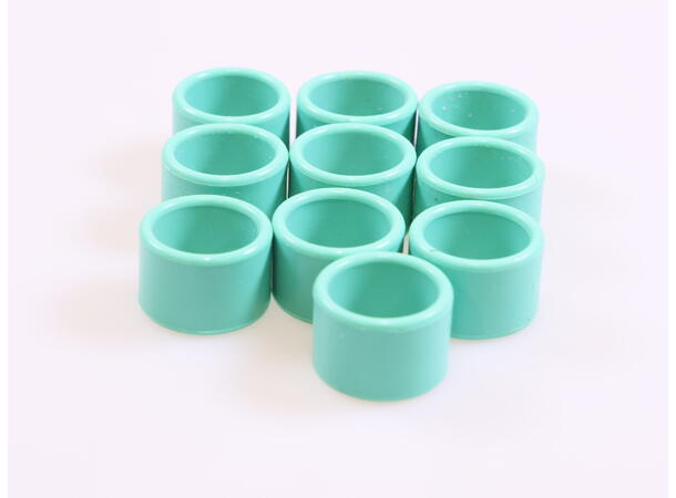 Silicone Band, Aquamarine (Pkg 10) Brukes for merking av frityr kurver 