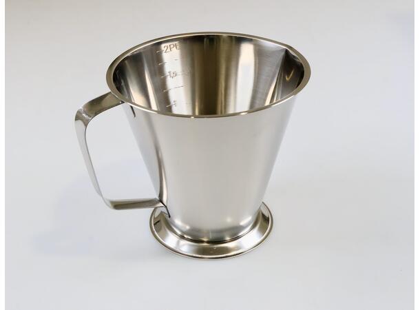 Measuring cup,stainless steel 1 ltr. 