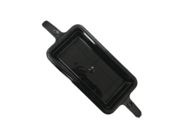 GN Pan 1/3x65 Black Two Handles 