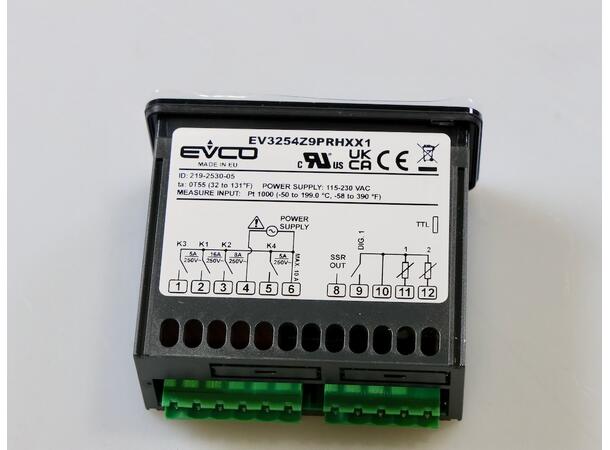 Thermostat EVCO  Freezing (-20C) 