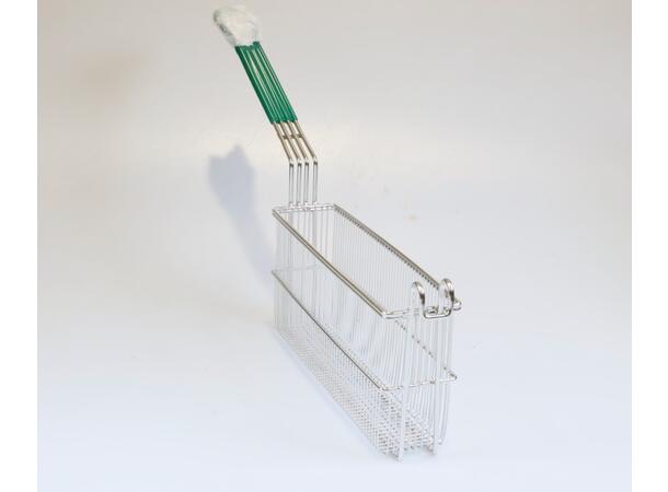 Fry Basket Slimline 1/2 Green Handle 75x300x145mm 