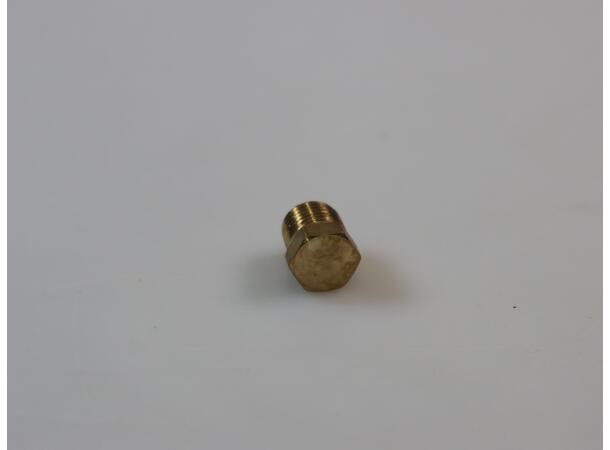 Plug 1/4MP Brass 