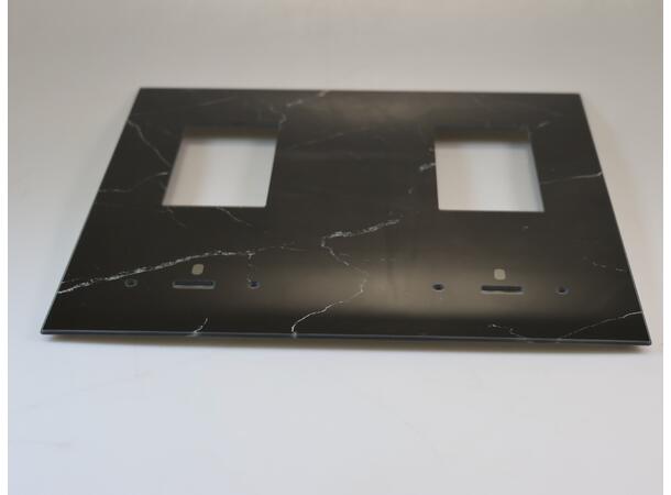 Glass Panel EVO II Lower Assy Black 