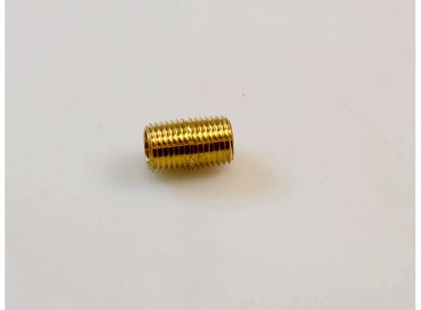 NIPPLE-1/4IPT X 7/8LONG BRASS 
