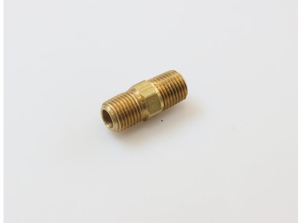 NIPPLE-1/4PT X 1-3/8 LG BRASS 