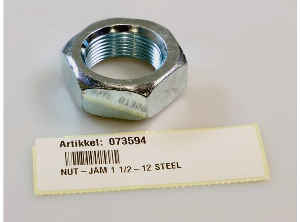NUT-JAM 1 1/2-12 STEEL 