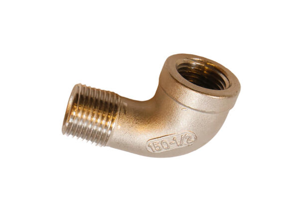 1/2 X 1/2 X 90 DEGREE STREET L 1/2" x 1/2" 90° Street L – Messsingkne 