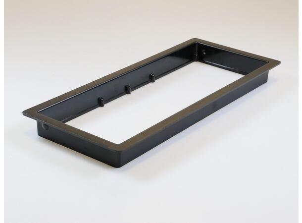 Whip Cream Door Insert - Sort Ramme 