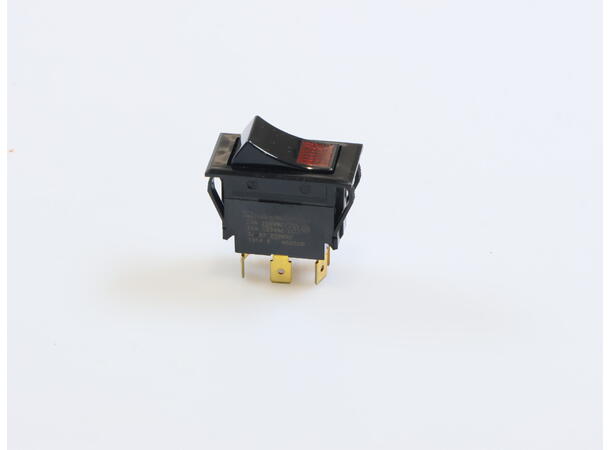 POWER SWITCH - RED - 250V. 