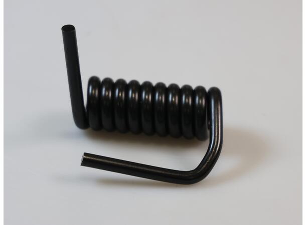 Spring Lid Hinge 125 Deg Black 