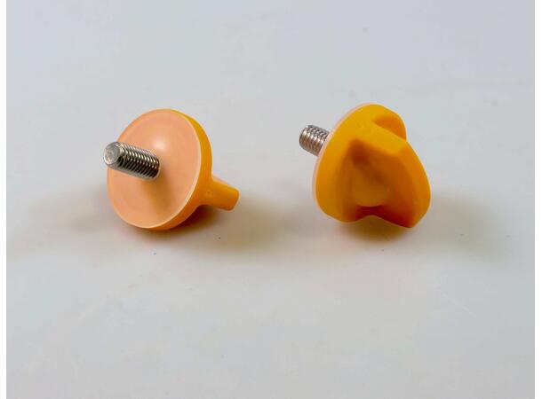 Securing knobs + rubber joint (2 pcs) 