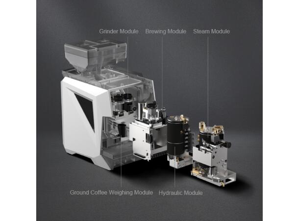 CAYE Smart X, kaffemaskin 2 Hoppere, Melk, Steam, uten kjøleskap 