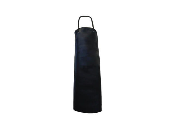 Apron with Fabric, PVC, Black 