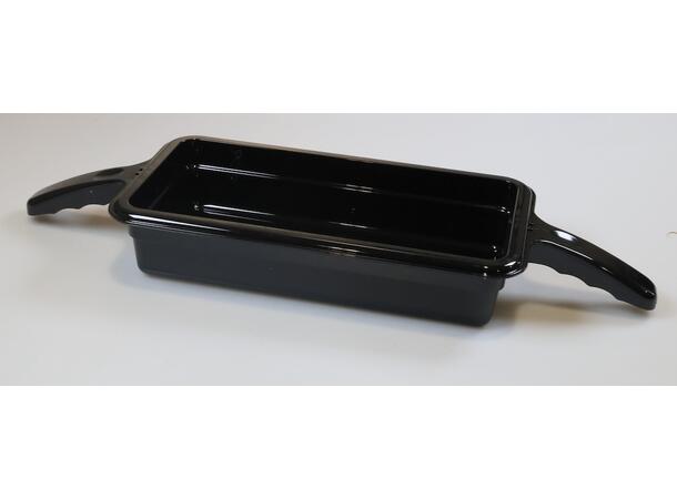 Pan GN 1/3-65, Black, Two Handles 